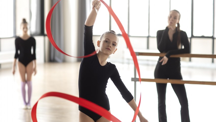 Детский центр художественной гимнастики GymBalance приглашает на бесплатное занятие